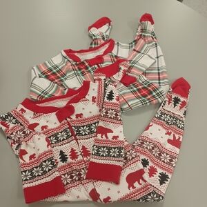 Wondershop Holiday 2pc Sleepers Sz 6/9M NO FURTHER REDUCTION